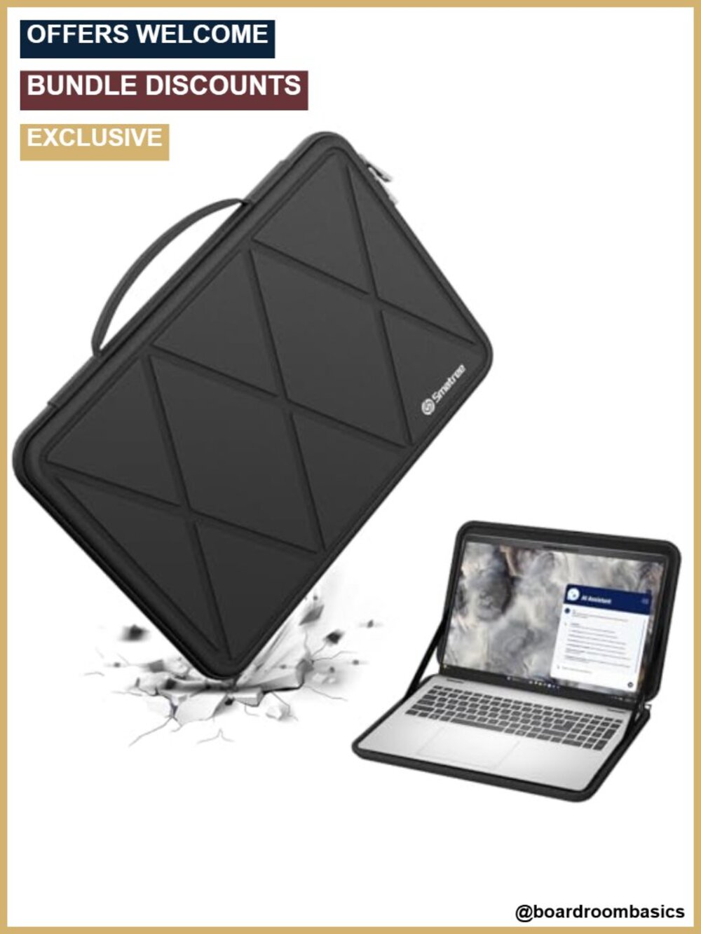 EVA Hard Laptop Sleeve Shockproof Waterproof for 16 inch Dell